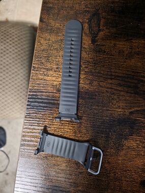 Black Samsung Silicone Watch Band - 44mm Style